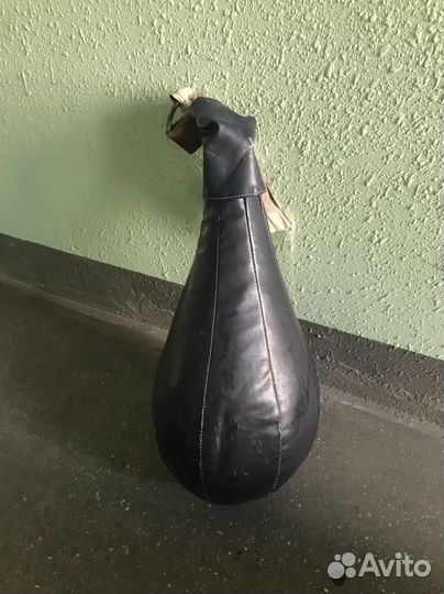 Боксерская груша кожаная
