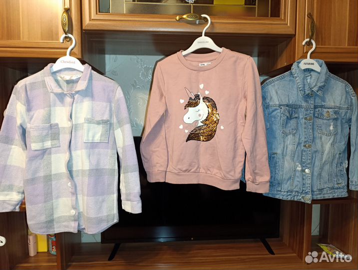 Пакет вещей на девочку 134-140