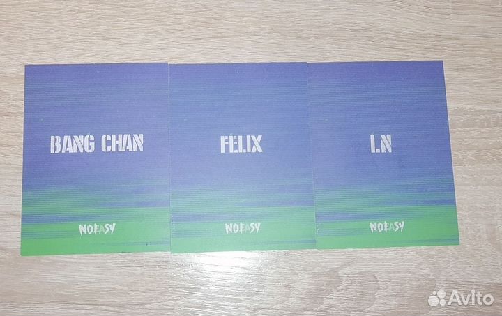 Карты stray kids Феликс, банан, I. N