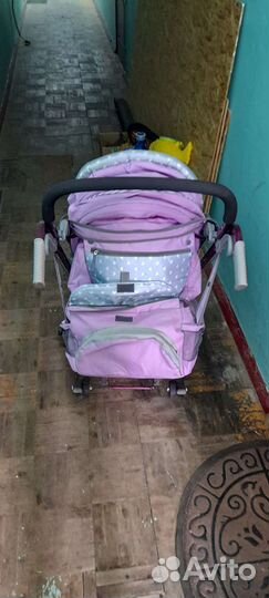 Детские санки коляска