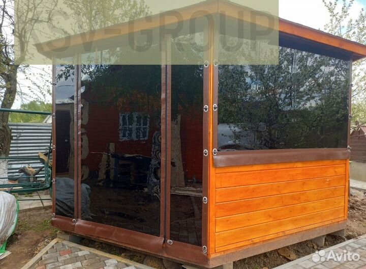 Мягкие окна на террасу