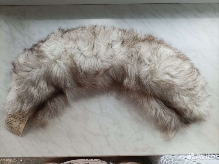 Меховой воротник из песца