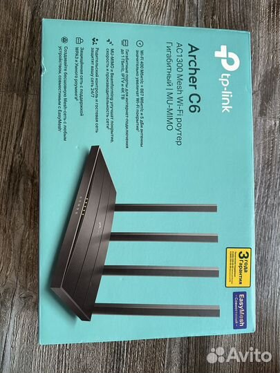 WiFi роутер Mesh и mumimo TP-Link Archer C6