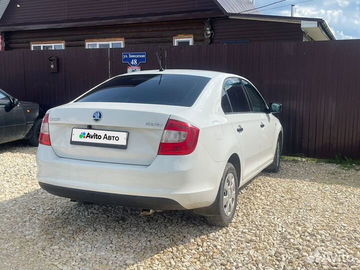 Skoda Rapid 1.6 МТ, 2016, 177 000 км