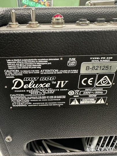 Гитарный комбоусилитель Fender Hot Rod Deluxe IV