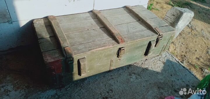 Старый солдатский сундук