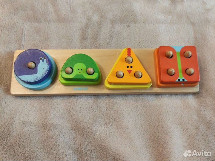 Деревянные игрушки пакетом