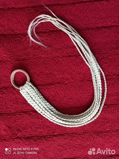 Новая Афрорезинка холодный блонд