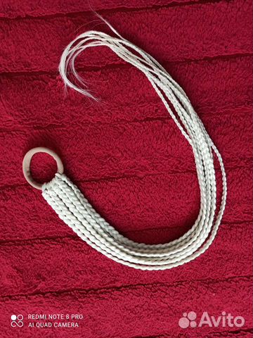 Новая Афрорезинка холодный блонд