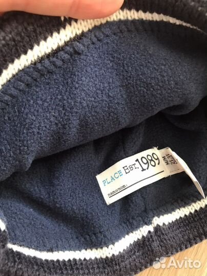 Комплект шапка и варежки Place 2/3 года