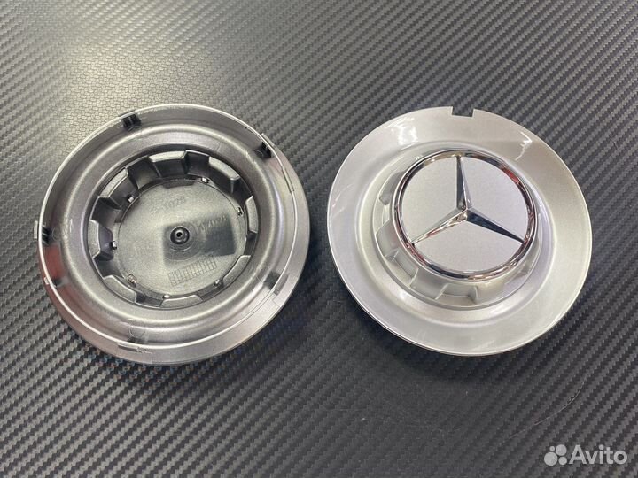 Заглушка в диск цельная AMG 146 мм Mercedes Benz