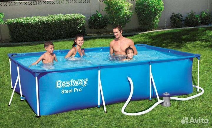 Каркасный бассейн прямоугольный