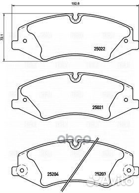 Колодки торм. для а/м Land Rover Discovery 4 (09)