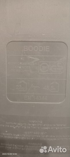 Детское велокресло hoodie 9-22 кг