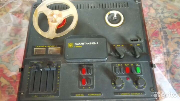 Катушечный магнитофон комета212-1