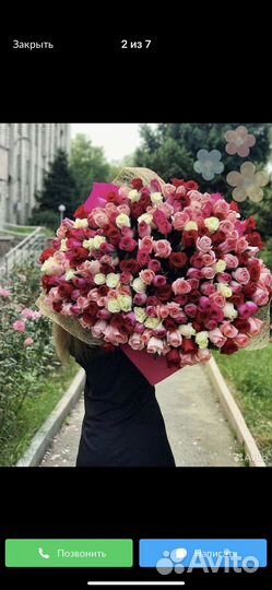 Букет 101 роза доставка роз