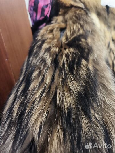 Кожаная куртка с мехом