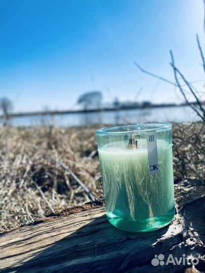 Свечи ароматические, свеча, фитиль, древесный