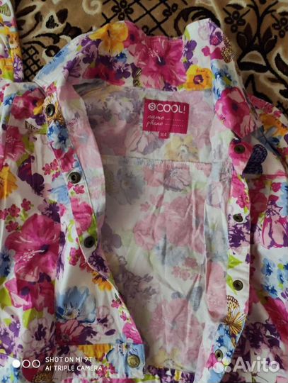 Летний брючный костюм для девочки