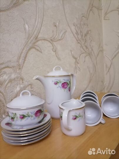 Кофейный сервиз Henneberg Porzellan 1777 GDR