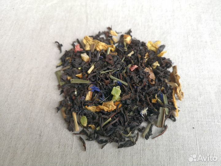 Свежесть лимона, черный чай ароматизированный