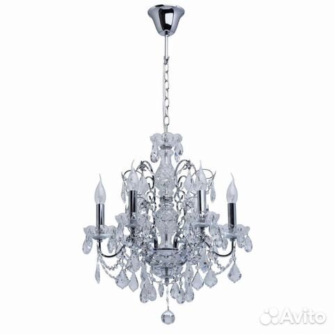 Люстра подвесная в спальню классика