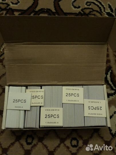 Карта доступа Visid-em rfid 1.8х54х85.6мм