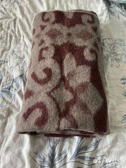Одеяло детское шерстяное новое