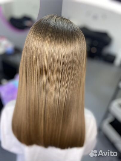 Кератиновое выпрямление