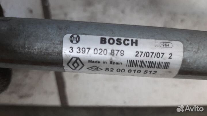 Трапеция дворников renault logan 1