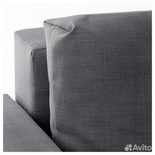 Диван угловой икеа Фрихетэн серый