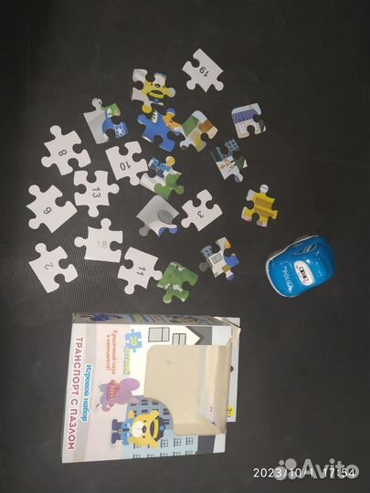 Машинка+пазл 20 элементов