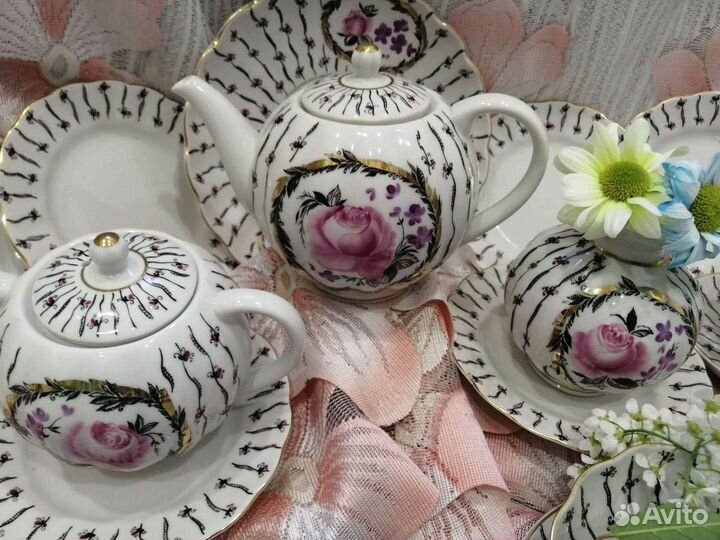 Чайный сервиз 22 предмета. лфз 