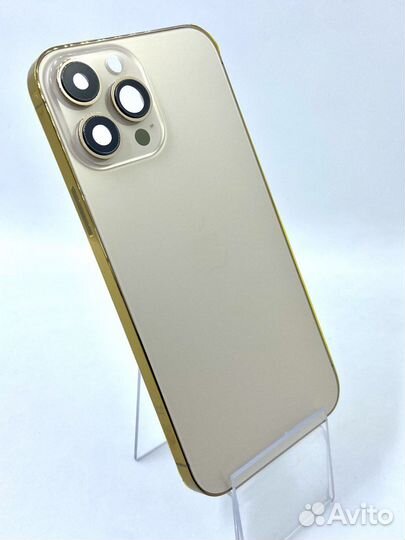 Корпус для iPhone 13 Pro Max золотой (копия)