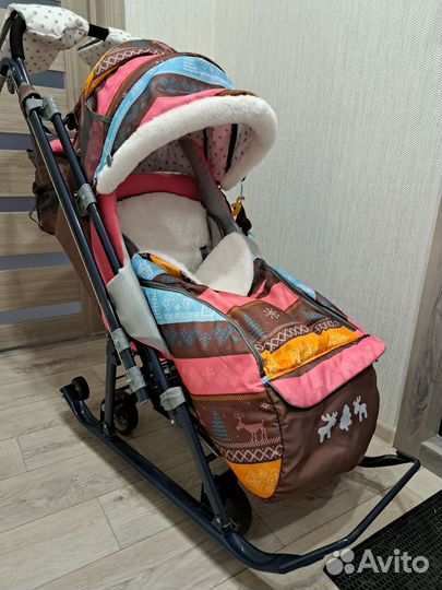 Коляска санки