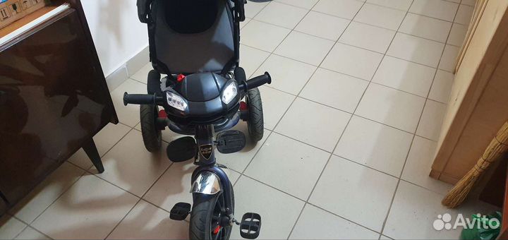 Детский велосипед с родительской ручкой