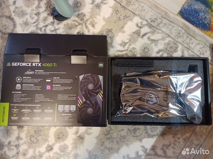 Видеокарта MSI RTX4060Ti gaming X 8GB