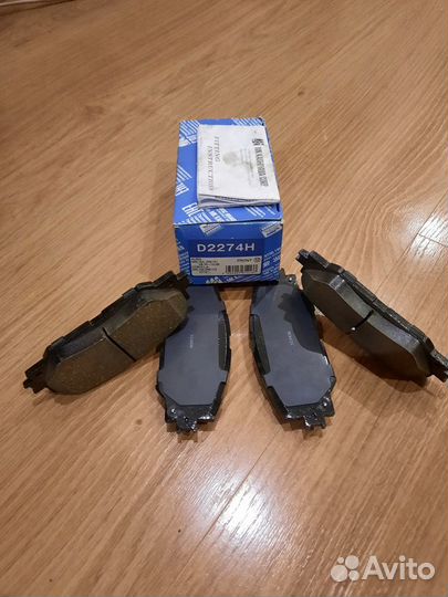 Тормозные колодки на а/м toyota