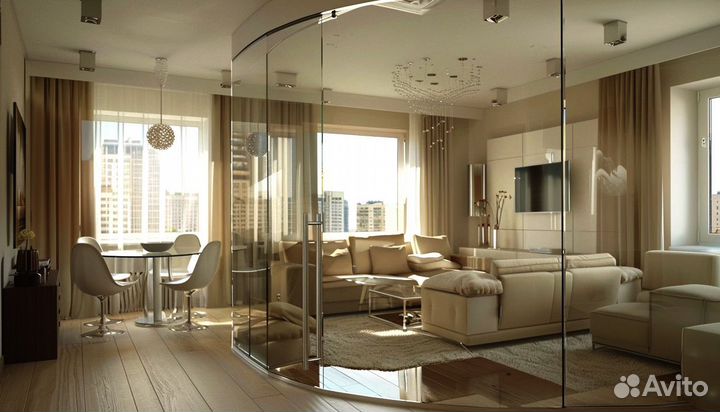 Офисные стеклянные перегородки