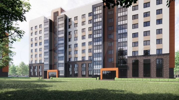 2-к. квартира, 74,1 м², 7/9 эт.