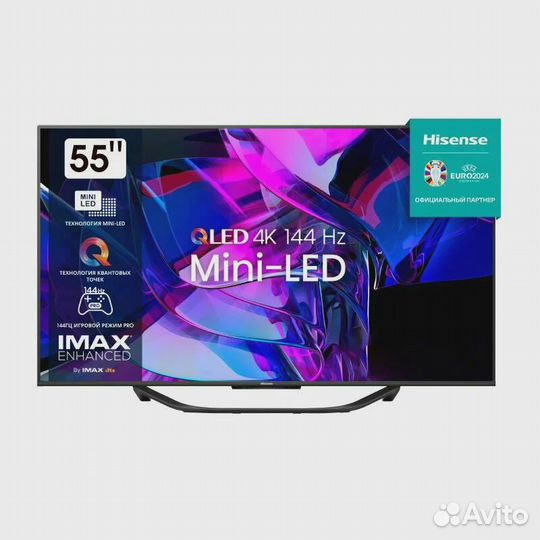Qled-телевизор Hisense 55U7KQ 55