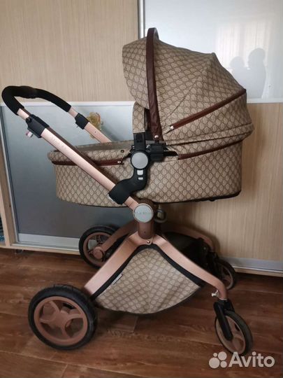 Детские коляски 2 в 1 эко кожа