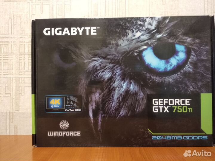 Видеокарта PCI-E GigaByte GeForce GTX 750 2Gb
