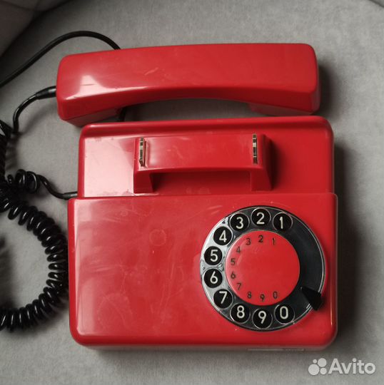 Дисковый телефон СССР RWT Tulipan 319 Польша