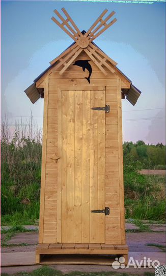 Уличный туалет с установкой
