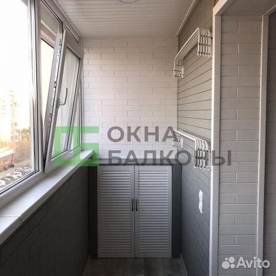 Остекление балконов. Окна пвх