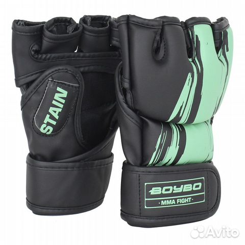 Перчатки мма BoyBo Stain, Флекс, голубой (р. XXS)