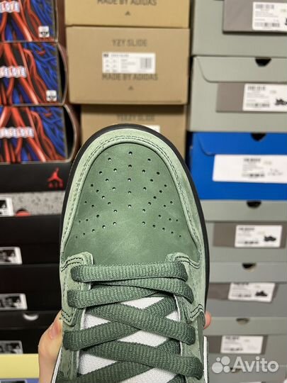 Nike Concepts x Dunk Low SB 'Green Lobster', зелен