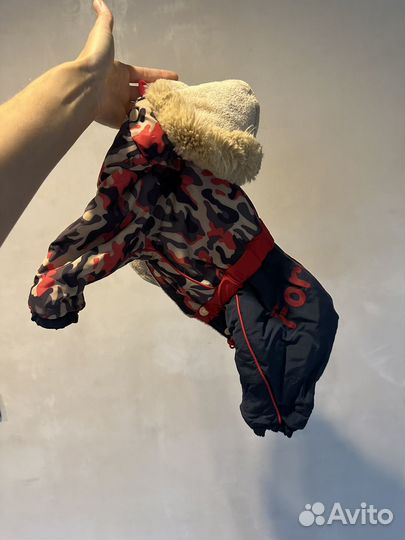 Комбинезон для маленькой собаки зимний