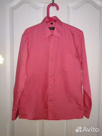 Рубашки + галстуки р-р 128-134